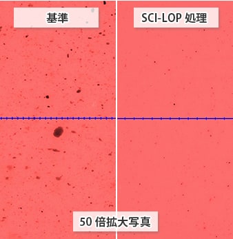 有機顔料配合樹脂の分散状態